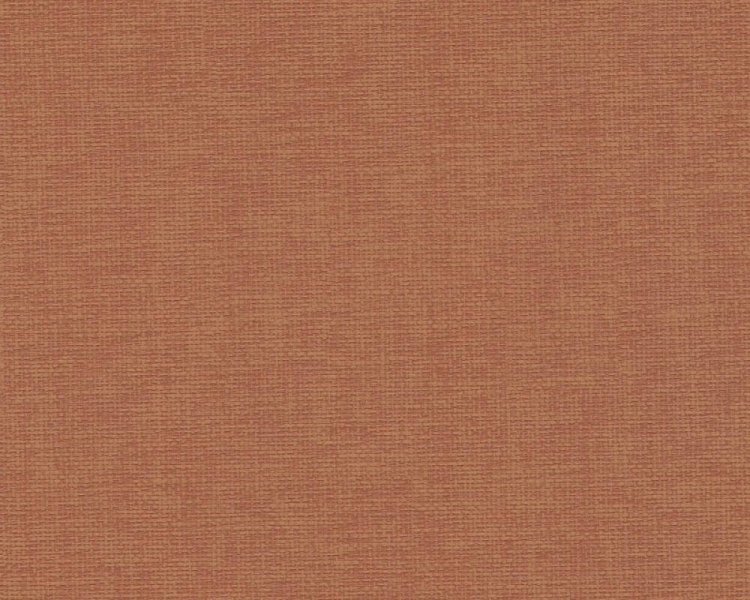 Vliesová tapeta textilní vzor juta, oranžovočervená 386137 / Tapety na zeď 38613-7 Hygge 2 (0,53 x 10,05 m) A.S.Création