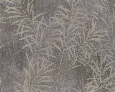 Vliesová tapeta vzor trávy, jemně strukturovaná, hnědá, šedá, metalická 389191 / 38919-1 Tapety na zeď Terra (0,53 x 10,05 m) A.S.Création