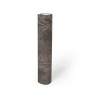 Vliesová tapeta na zeď 389191 - přírodní motiv, tráva, jemně strukturovaná, kombinace barev hnědá, šedá, metalická - tapeta z kolekce Terra od výrobce A.S.Création