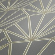 Vliesová tapeta na zeď grafický vzor, šedá, zlatá, bílá barva. Moderní vliesová tapeta z kolekce Daniel Hechter 6