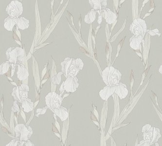 Vliesová tapeta květinový vzor, šedá, bílá barva 375264 / Tapety na zeď 37526-4 Daniel Hechter 6 (0,53 x 10,05 m) A.S.Création