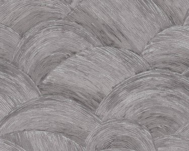 Luxusní vliesová tapeta vlny - šedá, stříbrná 4002391053 (0,53 x 10,05 m) A.S.Création