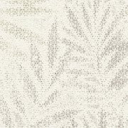 Vliesová tapeta listy - šedá, bílá, stříbrná 4002391202 (0,53 x 10,05 m) A.S.Création