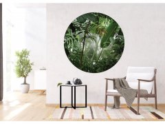 Samolepicí fototapeta Džungle 140x140 cm CR3313 Jungle / kruhové samolepicí vliesové dekorace La Form (ø 140 cm) AG Design
