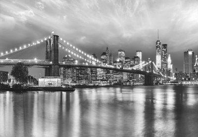 Papírová fototapeta Brooklynský most 368 x 254 cm Sunny Decor / fototapety na zeď Brooklyn Bridge SD934 Komar