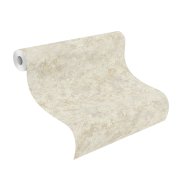 Vliesová tapeta šedo-béžový mramor 497519 / Vliesové tapety na zeď Factory VI (0,53 x 10,05 m) Rasch