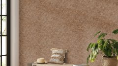 Vliesová tapeta hnědý mramor 497540 / Vliesové tapety na zeď Factory VI (0,53 x 10,05 m) Rasch