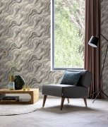 Vliesová tapeta šedo-stíbrný mramor 497625 / Vliesové tapety na zeď Factory VI (0,53 x 10,05 m) Rasch