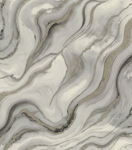 Vliesová tapeta šedo-stíbrný mramor 497625 / Vliesové tapety na zeď Factory VI (0,53 x 10,05 m) Rasch