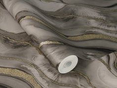 Vliesová tapeta šedý mramor 497656 / Vliesové tapety na zeď Factory VI (0,53 x 10,05 m) Rasch