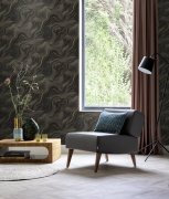 Vliesová tapeta šedo-černý mramor 497663 / Vliesové tapety na zeď Factory VI (0,53 x 10,05 m) Rasch