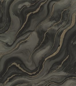 Vliesová tapeta šedo-černý mramor 497663 / Vliesové tapety na zeď Factory VI (0,53 x 10,05 m) Rasch