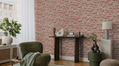 Vliesová tapeta červená cihla, kámen 498332 / Vliesové tapety na zeď Factory VI (0,53 x 10,05 m) Rasch