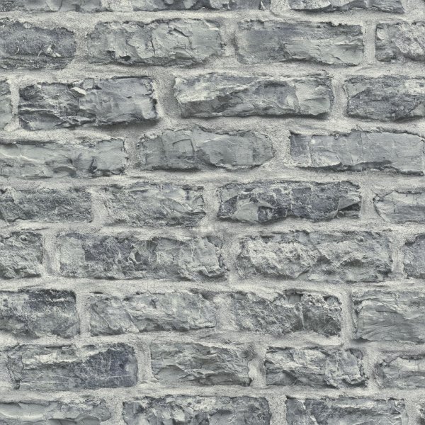 Vliesová tapeta šedá cihla, kámen 498349 / Vliesové tapety na zeď Factory VI (0,53 x 10,05 m) Rasch