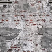 Vliesová fototapeta červené cihly a šedý beton  1,59 x 2,80 m / Vliesový tapetový panel Factory VI 368116 Rasch