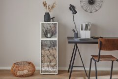 Samolepicí fólie metalická mramor 67,5 cm x 1,5 m, 3478035 / samolepicí tapeta metallic Vintage Mirror 347-8035 d-c-fix