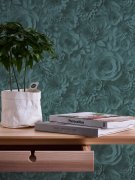 Vliesová 3D tapeta zelené květy 387184 / Tapety na zeď 387184 PintWalls (0,53 x 10,05 m) A.S.Création