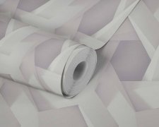 Vliesová 3D tapeta šedá geometrická 387211 / Tapety na zeď 387211 PintWalls (0,53 x 10,05 m) A.S.Création