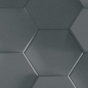 Vliesová 3D tapeta černý hexagon 387233 / Tapety na zeď 38723-3 PintWalls (0,53 x 10,05 m) A.S.Création