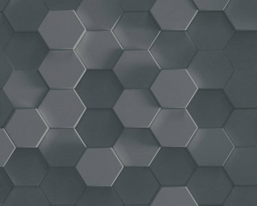 Vliesová 3D tapeta černý hexagon 387233 / Tapety na zeď 38723-3 PintWalls (0,53 x 10,05 m) A.S.Création