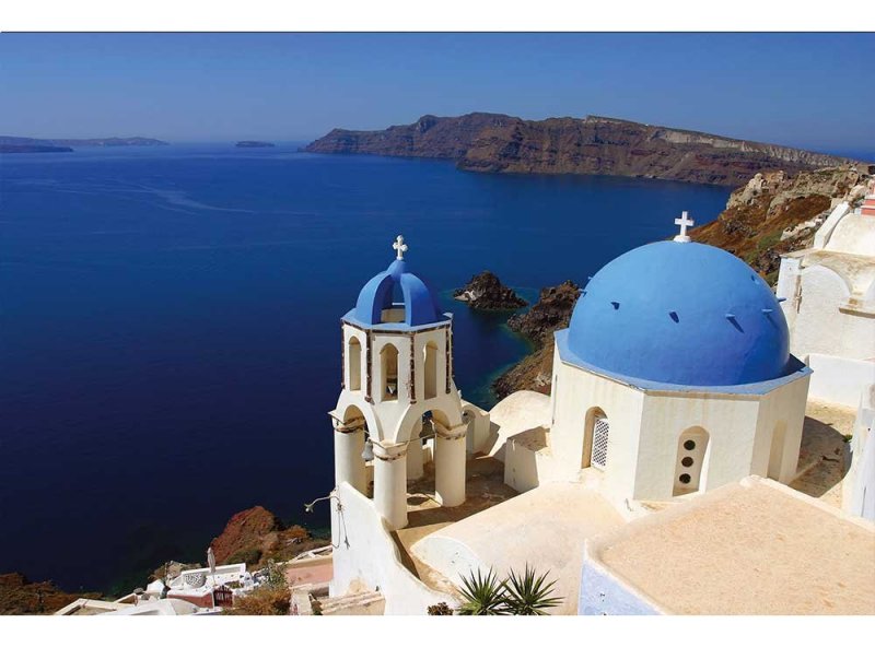 Vliesová fototapeta Santorini 375 x 250 cm + lepidlo zdarma / MS-5-0199 vliesové fototapety na zeď DIMEX