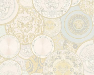 Luxusní vliesová tapeta 34901-2 avantgardní krémová / Tapety na zeď 349012 Versace 3 (0,70 x 10,05 m) A.S.Création2