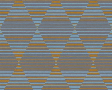 Vliesová tapeta 36757-3 modrá, žlutá geometrická / Vliesové tapety na zeď 367573 Linen Style (0,53 x 10,05 m) A.S.Création