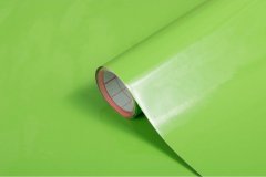Samolepicí tapeta zelená lesklá, zelené jablko, Apple lesk v šířce 67,5 cm a délce 2 m - značkové samolepící fólie d-c-fix