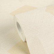 Vliesová tapeta grafická - béžová, krémová, metalická (0,53 x 10,05 m) 791601 / Tapety na zeď 79160-1 Cuba 2 A.S.Création