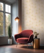 Vliesová tapeta grafická - béžová, krémová, metalická (0,53 x 10,05 m) 791601 / Tapety na zeď 79160-1 Cuba 2 A.S.Création