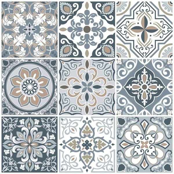 Samolepicí vinylové dlaždice na podlahu i stěnu – Elegant Grey (balení 4 ks - 30x30 cm) HCS deco