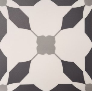 Samolepicí vinylové dlaždice na podlahu i stěnu – geometrické hvězdy (balení 4 ks - 30x30 cm) HCS deco