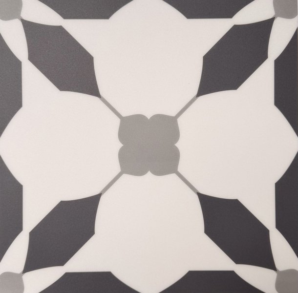 Samolepicí vinylové dlaždice na podlahu i stěnu – geometrické hvězdy (balení 4 ks - 30x30 cm) HCS deco
