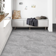 Samolepicí vinylové dlaždice na podlahu i stěnu – šedý beton (balení 0,36 m² - 4 ks - 30x30 cm) - věrná textura betonu s jemným mramorováním - HCS deco