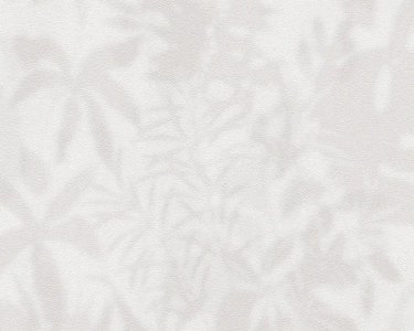Elegantní vliesová tapeta s jemným vzorem listů, barva šedá, krémová 781512 / Tapety na zeď 78151-2 (0,53 x 10,05 m) A.S.Création