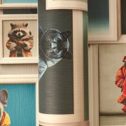 Vliesová tapeta barevná koláž obrázků, portrétů zvířat (0,53 x 10,05 m) 786282 / Tapety na zeď 78628-2 PintWalls III A.S.Création