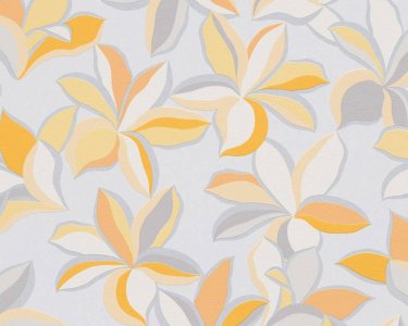 Vliesová tapeta žluté květy 389084 / Tapety na zeď 38908-4 House of Turnowsky (0,53 x 10,05 m) A.S.Création