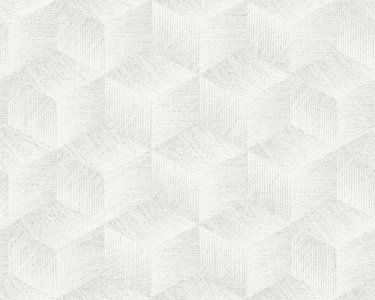 Vliesová grafická tapeta šedá, bílá, geometrický vzor 385062 / Tapety na zeď 38506-2 Natural Living (0,53 x 10,05 m) A.S.Création