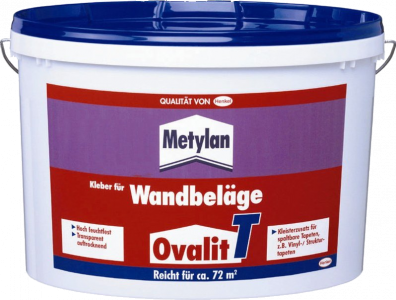 Metylan ovalit T 10 kg / disperzní lepidlo na tapety Metylan / Henkel