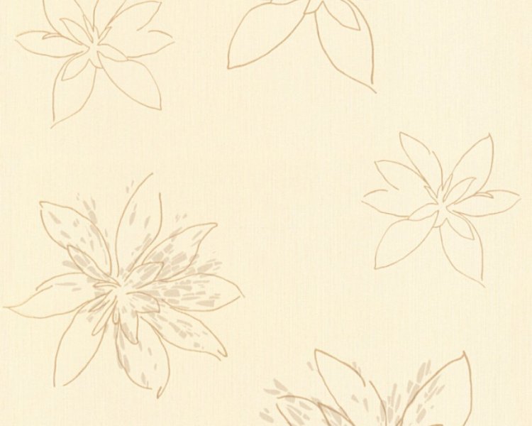 Vliesová tapeta hnědé květy 32582-1 / Tapety na zeď 325821 Fiore AS (0,53 x 10,05 m) A.S.Création