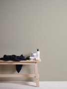 Moderní jednobarevná vliesová tapeta do bytu 376803 v béžové a šedé barvě