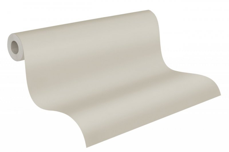 Vliesová tapeta jednobarevná béžová, šedá 376803 / Tapety na zeď 37680-3 New Life (0,53 x 10,05 m) A.S.Création