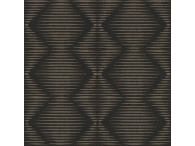 Vliesová tapeta 406450 hnědá geometrická / Vliesové tapety na zeď Denzo (0,53 x 10,05 m) Rasch