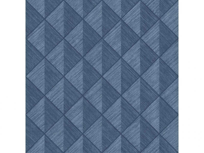Vliesová tapeta 407433 modrá geometrická / Vliesové tapety na zeď Denzo (0,53 x 10,05 m) Rasch