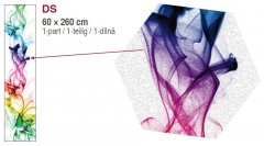 Samolepicí dekorační pás 3D Vlny - struktura