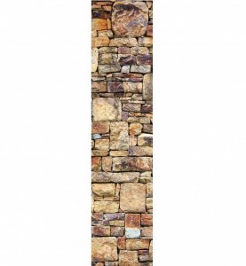 Samolepicí dekorační pás Kamenná stěna, zeď s kameny 60 x 260 cm / samolepící dekorativní strukturovaná tapeta DS-011 DIMEX