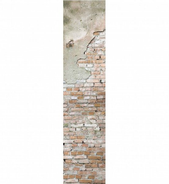 Samolepicí dekorační pás Oprýskaná zeď, vintage cihly 60 x 260 cm / samolepící dekorativní strukturovaná tapeta DS-009 DIMEX