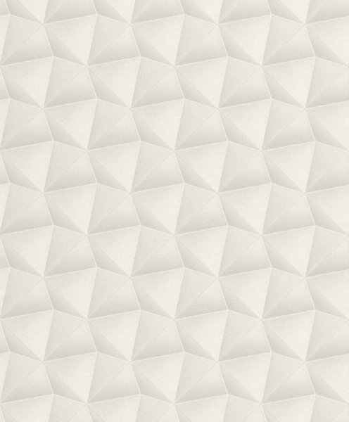 Vliesová tapeta geometrická krémově šedá 504644 / Tapety na zeď (0,53 x 10,05 m) Rasch