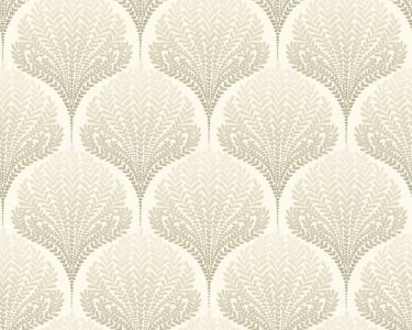 Luxusní vliesová tapeta 36310-3 béžová, kapradí / Tapety na zeď 363103 Palila (0,53 x 10,05 m) A.S.Création