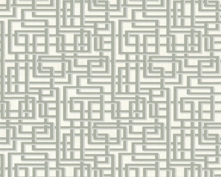 Luxusní vliesová 3D tapeta 36312-1 šedá geometrická / Tapety na zeď 363121 Palila (0,53 x 10,05 m) A.S.Création